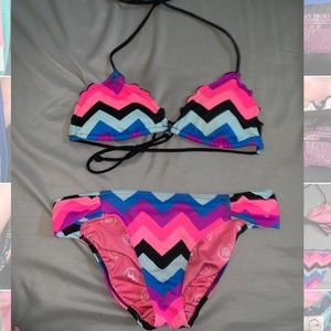 PINK Chevron Bikini